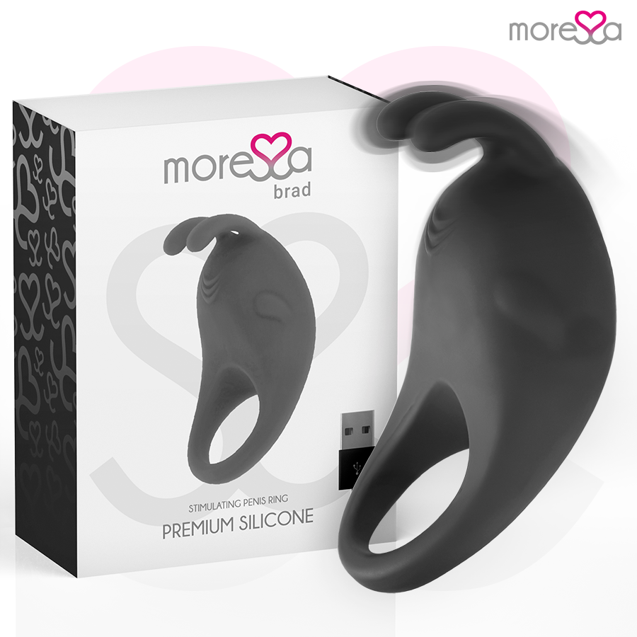 Anneau Vibrant Brad Stimulateur Clitoridien Rabbit - Silicone - Moressa