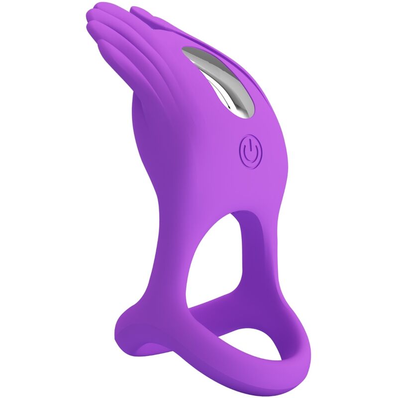 Anneau Vibrant Silas 7 Vibrations Rechargeable - Silicone - Pretty Love
