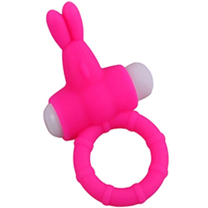 Anneau Vibrant Silicone Ms Bunny - Design Lapin Couple - Armony