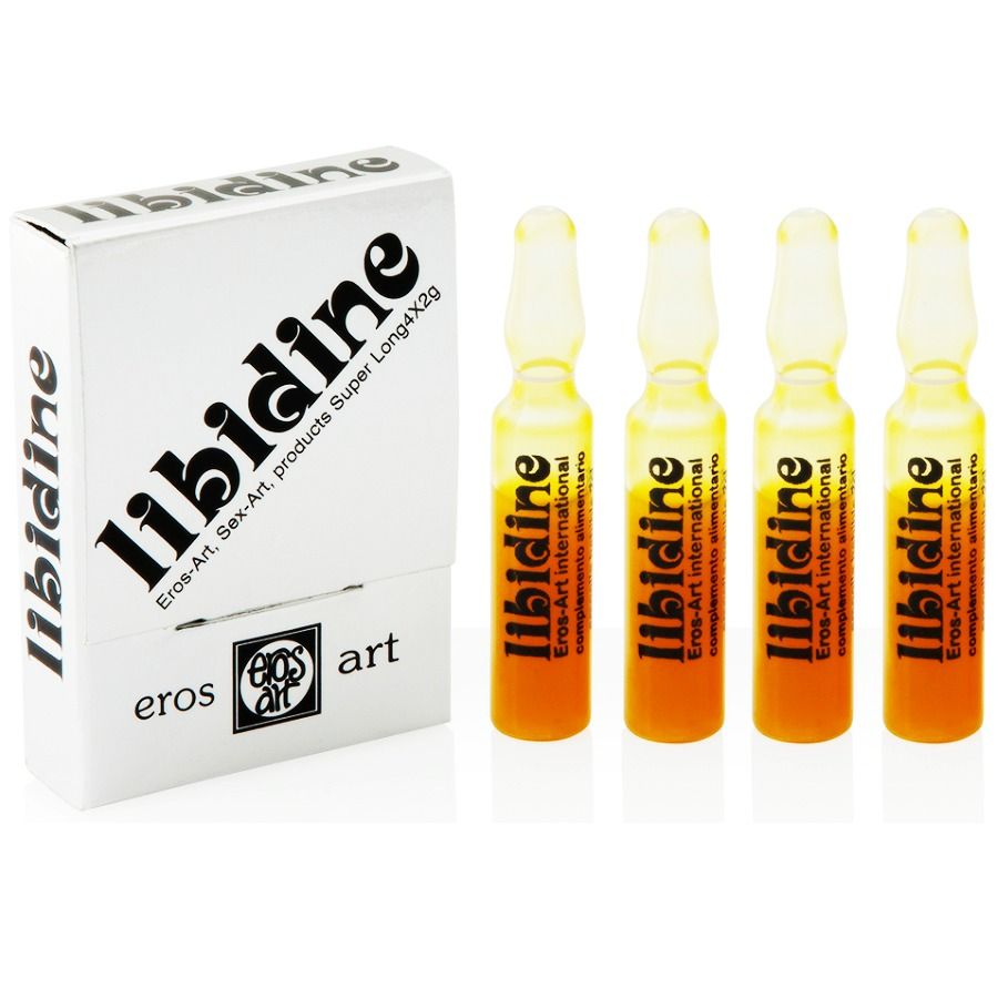 Aphrodisiaque Naturel Libidine Extraits de Plantes 4 Flacons Unidose - Eros-Art
