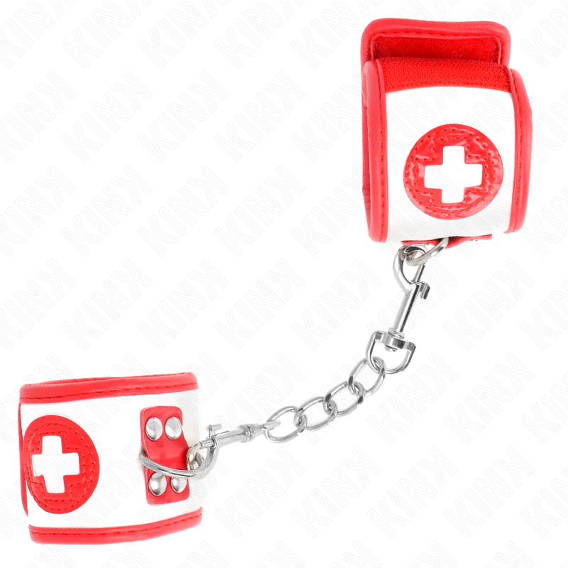 Appui-Poignets BDSM d'Infirmière Réglable 18-23 cm - Kink