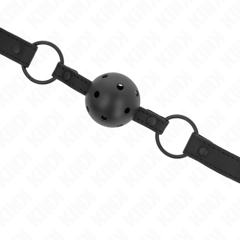 Bâillon Boule BDSM Balle Néoprène 4,5 cm Sangle Réglable - Kink