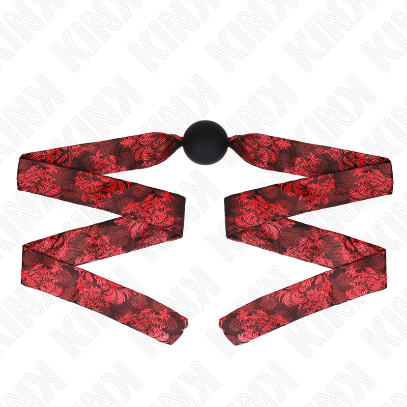 Bâillon Boule BDSM Scandale Silicone 4,5 cm Sangle Réglable - Kink