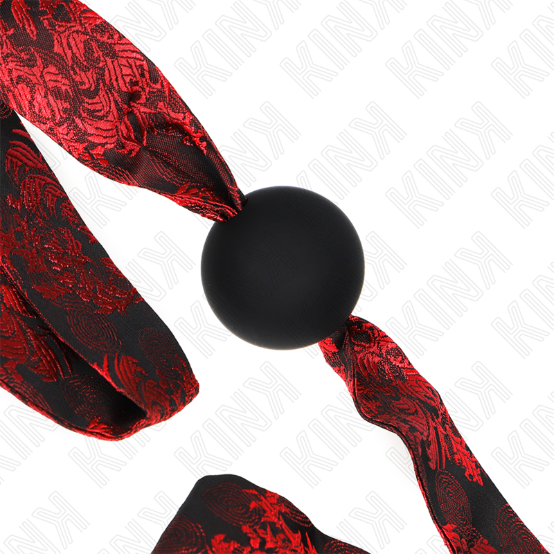 Bâillon Boule BDSM Scandale Silicone 4,5 cm Sangle Réglable - Kink