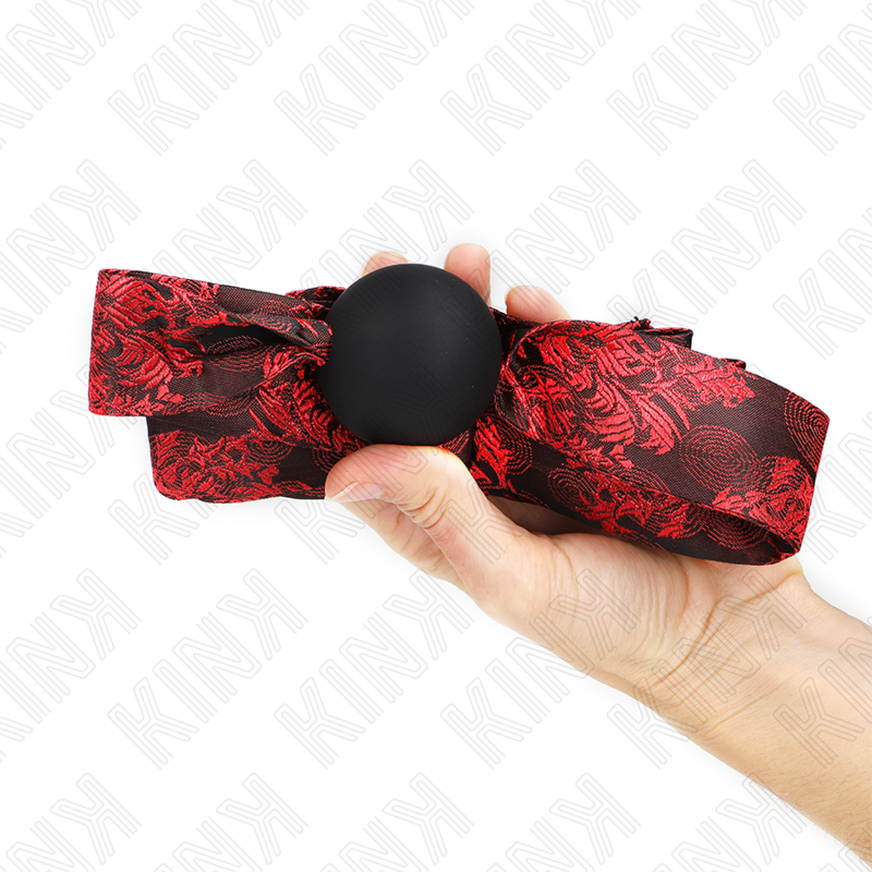 Bâillon Boule BDSM Scandale Silicone 4,5 cm Sangle Réglable - Kink