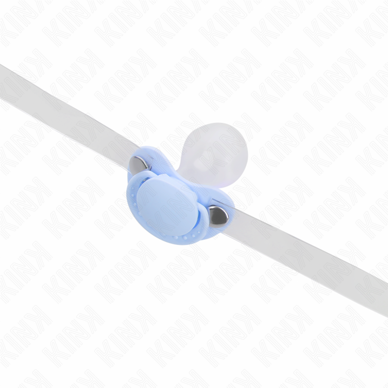 Bâillon Sucette BDSM Silicone Sangles Ajustables 43-60 cm - Kink