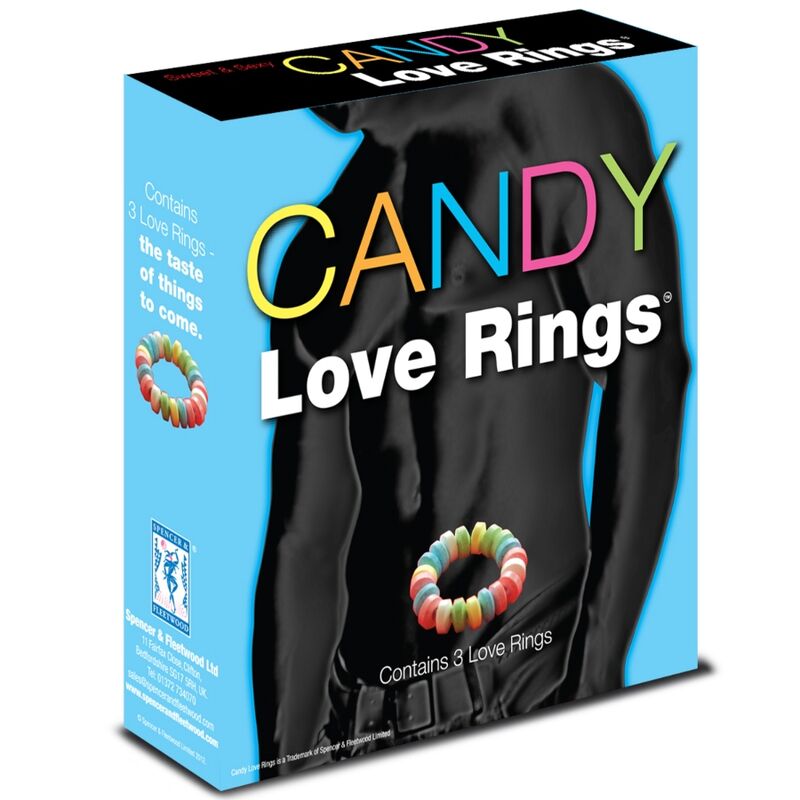 Bague Bonbon Comestible Candy Lovers Tutti Frutti Lot de 3 - Spencer & Fleetwood