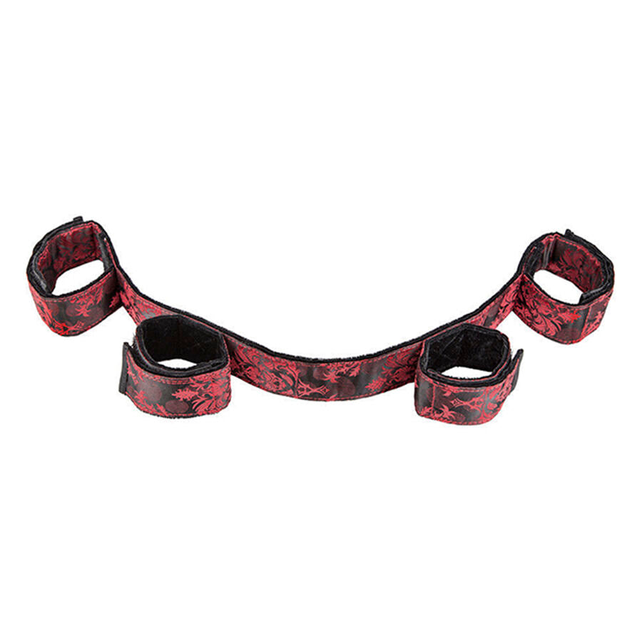 Barre d'Écartement Bondage Scandal Pliable Menottes Réglables - CalExotics