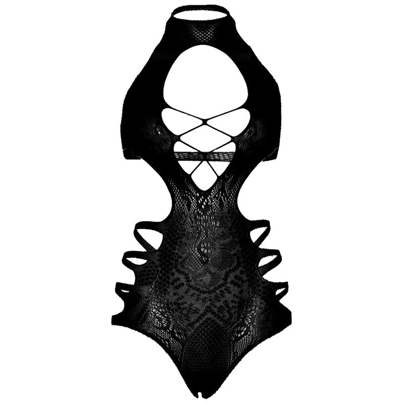 Body Bretelles Découpées Dentelle Sans Couture - Nylon - Leg Avenue