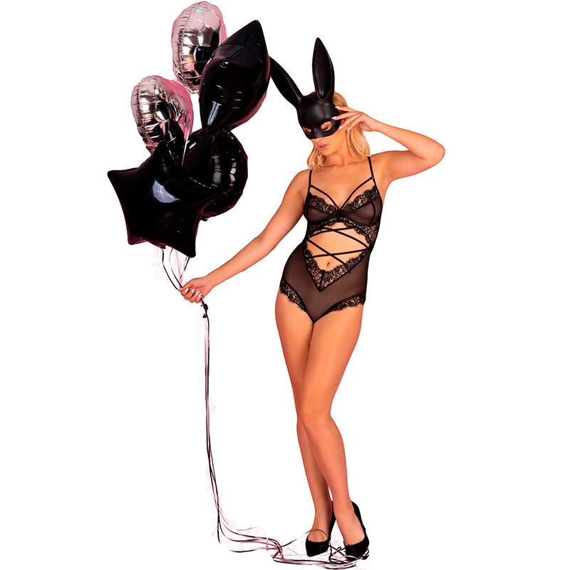 Body Sexy Kylssiam Tulle Transparent Découpe Losange - Livco Corsetti