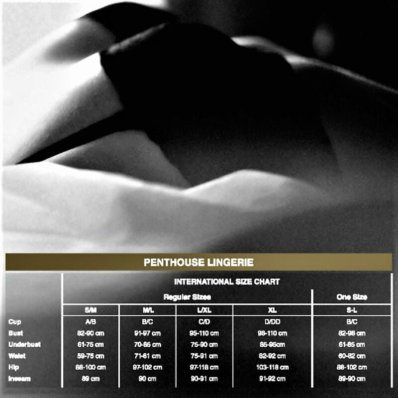 Body Teddy All The Way Manches 3/4 Dos Échancré 3 Tailles - Penthouse