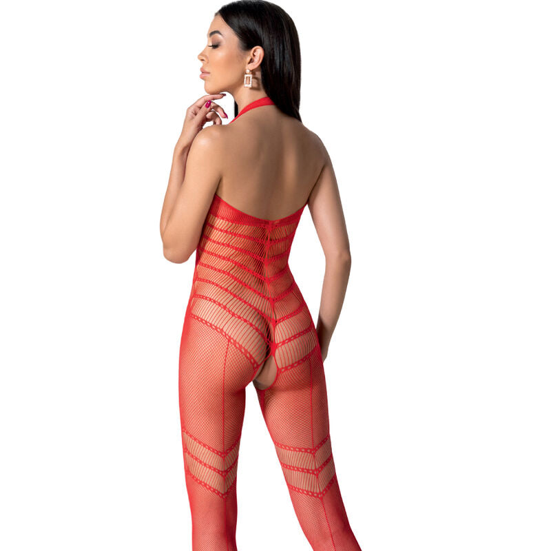 Bodystocking Résille BS100 Dentelle Transparences Taille Unique - Passion Woman