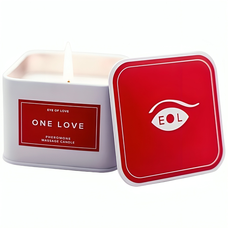 Bougie de Massage Parfumée Phéromones 150 ml - Eye of Love