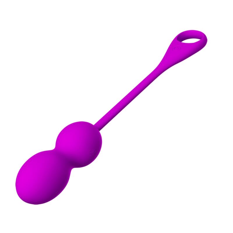Boules de Kegel Vibrantes Elvira Connectées 12 Modes - Silicone - Pretty Love