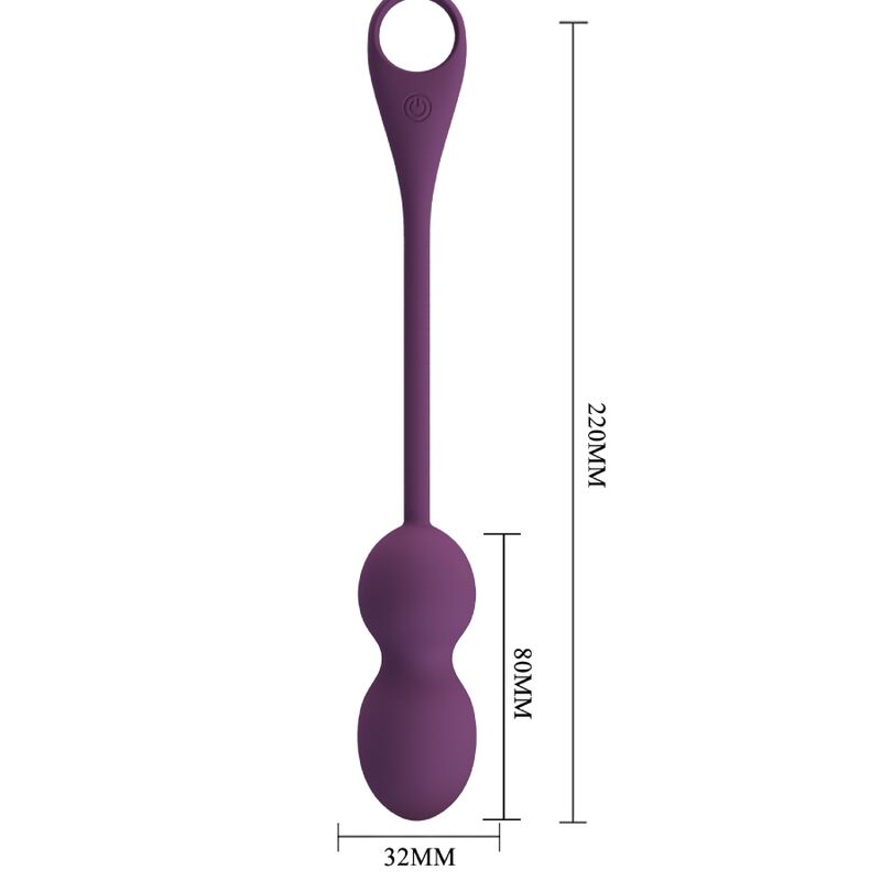 Boules de Kegel Vibrantes Elvira Connectées App 12 Modes USB - Pretty Love