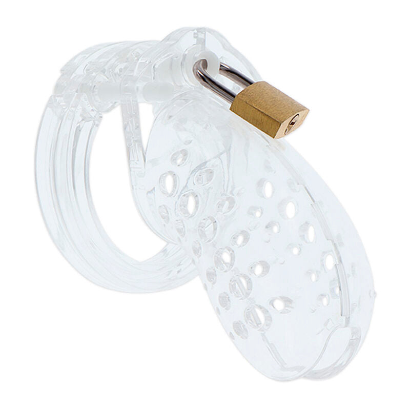 Cage de Chasteté Extreme Acrylique Réglable Transparente - Hidden Desire