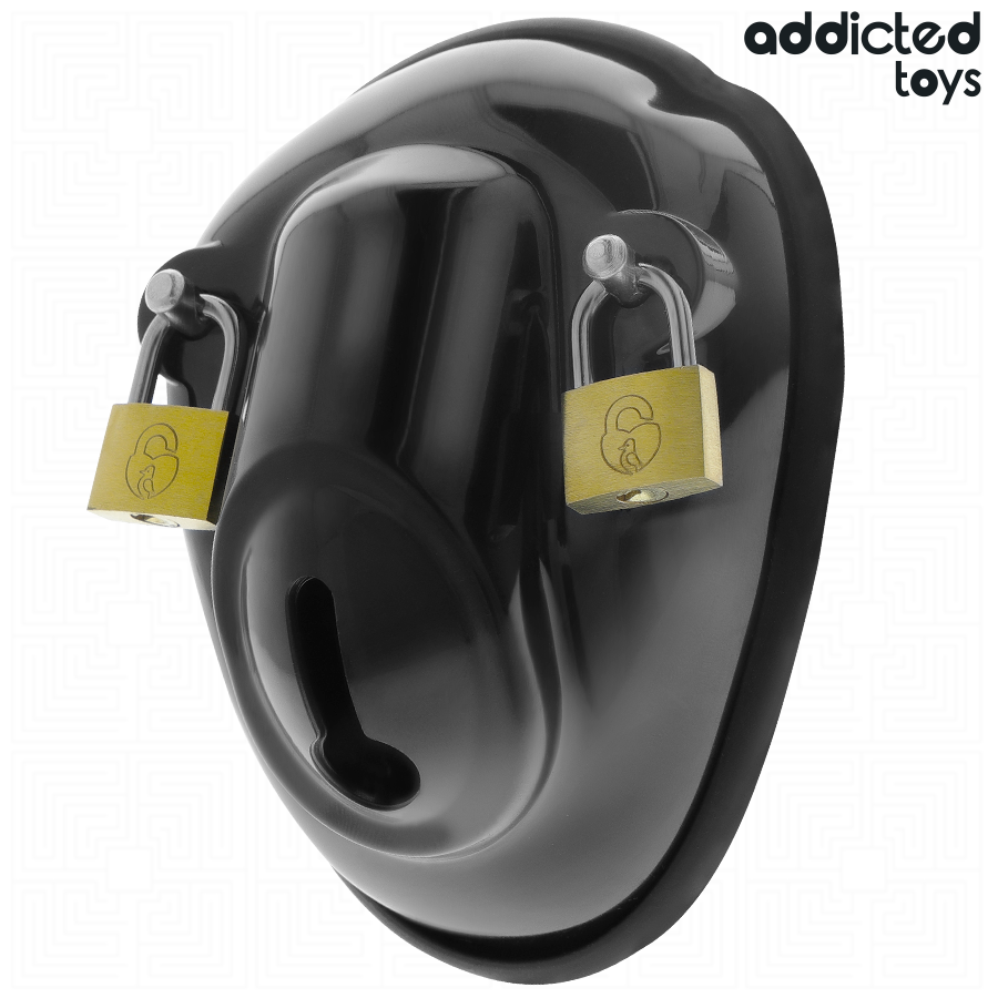 Cage de Chasteté Locked Coquille Verrouillable 11,5 cm - Addicted Toys