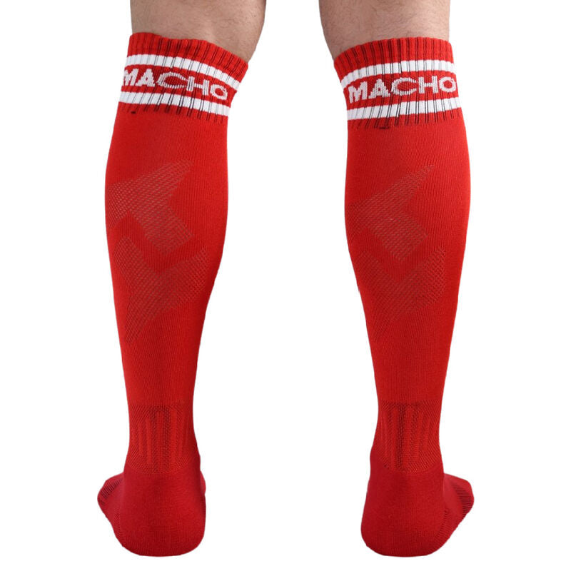 Chaussettes Longues Fétichistes Style Football Taille Unique - Macho Underwear