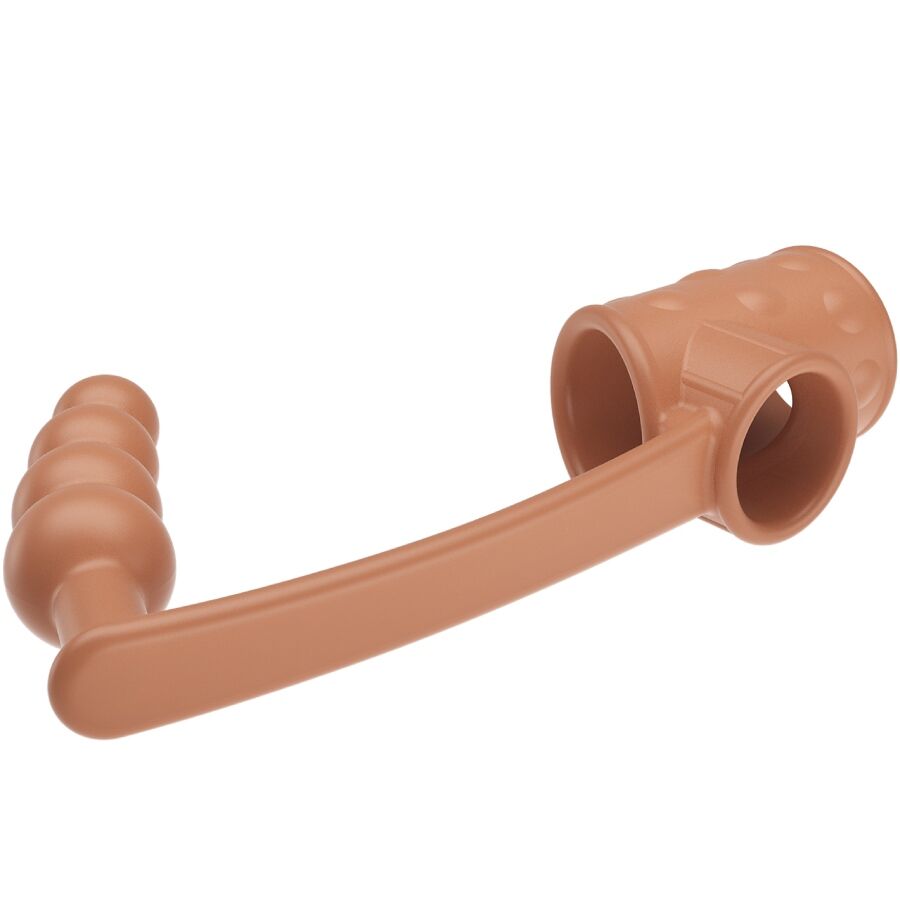 Cockring avec Plug Anal Intégré Souple Étanche - Pretty Love