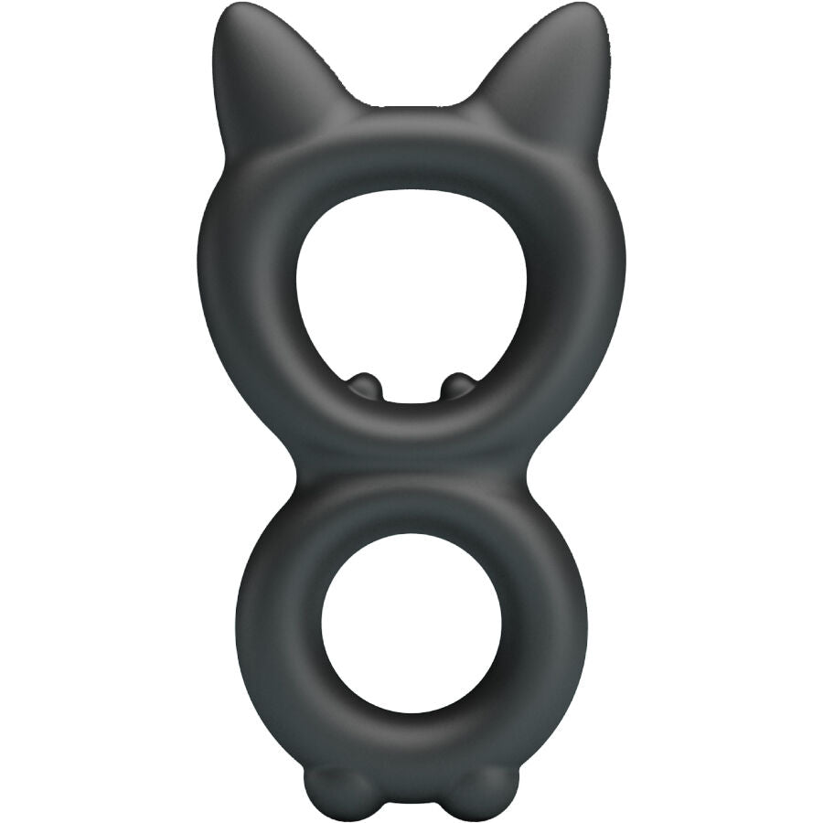 Cockring Double Toran Modèle 20 Silicone Ajustable - Crazy Bull