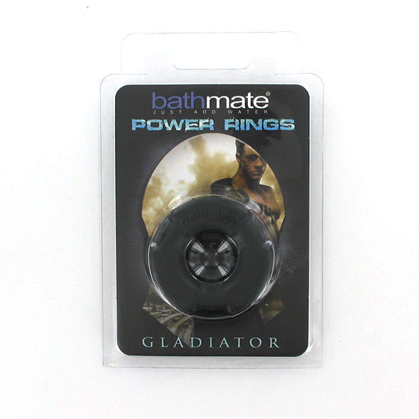 Cockring Gladiateur Souple TPR Érection Prolongée Noir - Bathmate