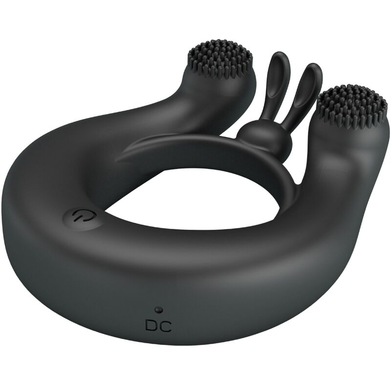 Cockring Vibrant Dahlia Stimulateur Clitoris 12 Vibrations Rechargeable - Pretty Love
