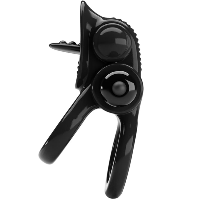 Cockring Vibrant Double Anneau Passionate Ring Langue Clitoridienne 10 Modes - Pretty Love