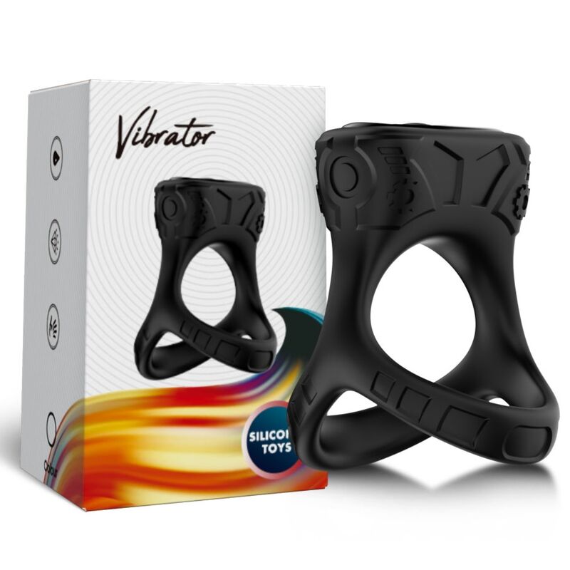 Cockring Vibrant Multiposition 9 Modes Rechargeable USB Étanche - Armony