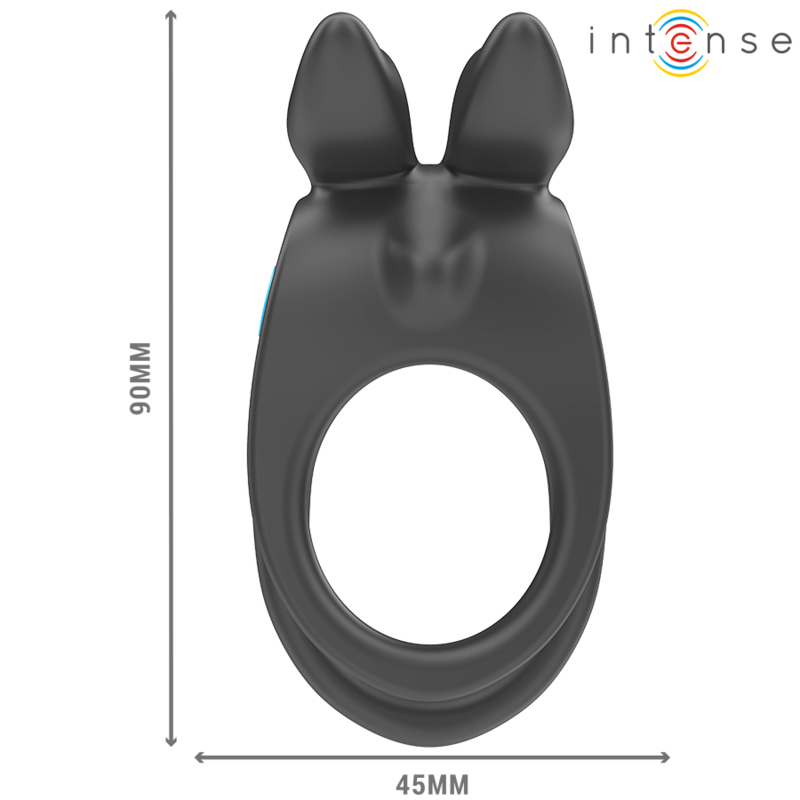 Cockring Vibrant Sam Double Anneau 10 Vibrations Télécommande - Intense