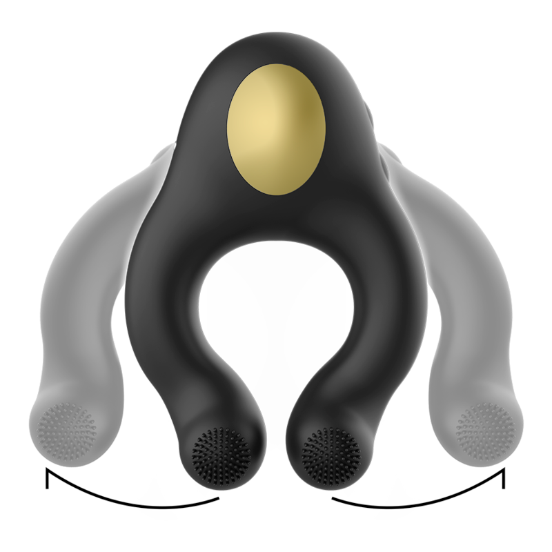 Cockring Vibrant Silicone 3 Moteurs Stimulateur Clitoridien Rechargeable - Armony