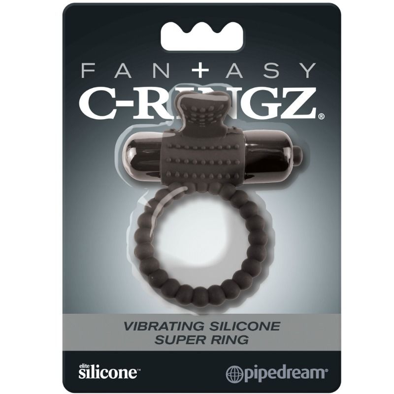 Cockring Vibrant Silicone Étanche Érection Prolongée - Fantasy C-Ringz