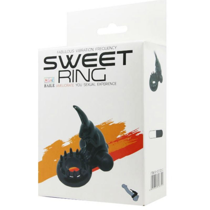 Cockring Vibrant Sweet Ring Stimulateur Clitoridien Lapin - Baile