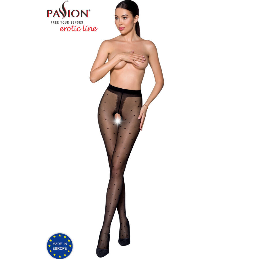 Collant Ouvert Tiopen 018 Entrejambe Échancré 20 Deniers - Passion Woman