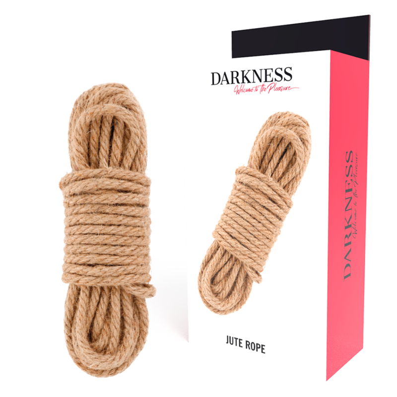 Corde Japonaise Bondage Jute Naturel 5 Mètres Shibari - Darkness
