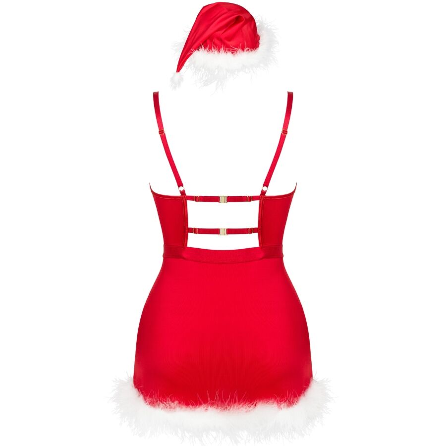 Ensemble Lingerie Noël Agethe Chemise String Bonnet 3 Pièces - Livco Corsetti