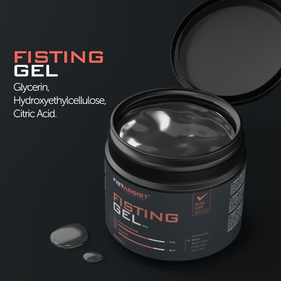 Gel de Fisting Extra-Épais Fist Assist Base Eau 500 ml - Cobeco Pharma