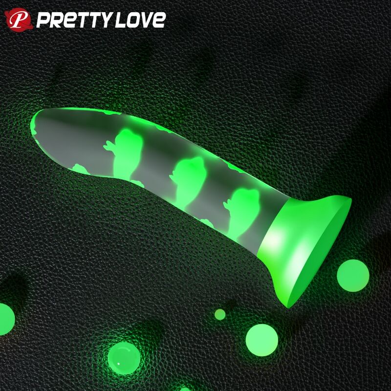 Pretty Love gode ventouse — lumineux nightfall silicone