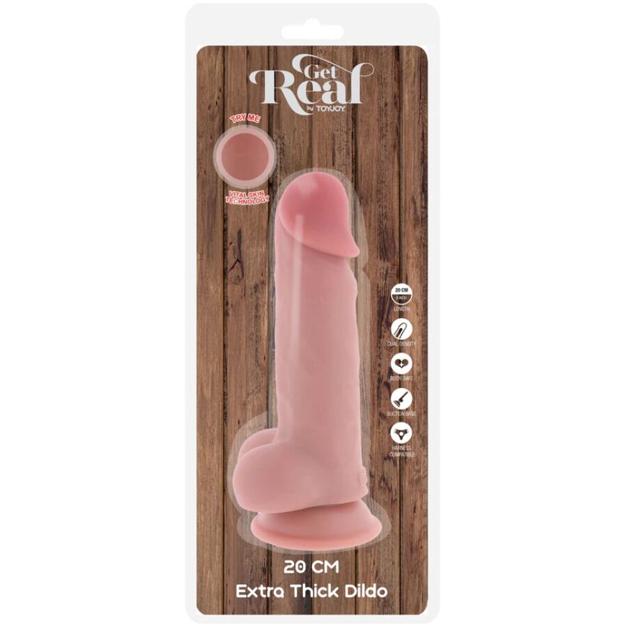 Gode Réaliste Luxe Extra Épais Testicules 7 Tailles - Get Real
