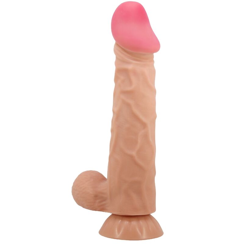 Gode ventouse Pretty Love — clair, 24cm