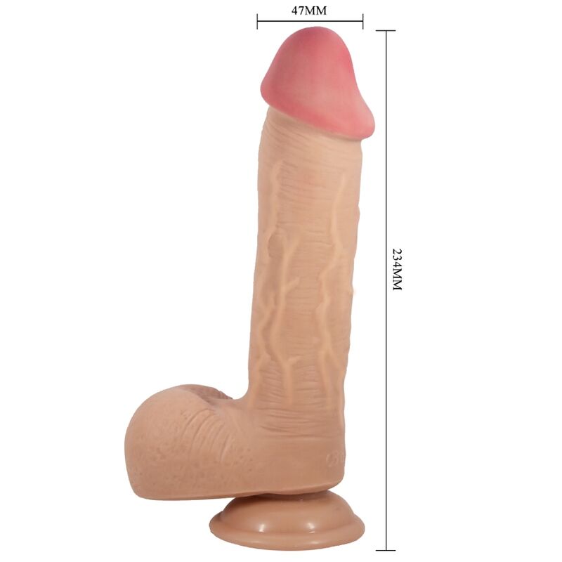 Gode Réaliste Sliding Skin Ventouse - Pretty Love