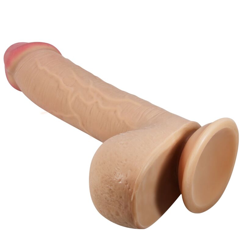Gode ventouse Pretty Love — clair, 23 cm