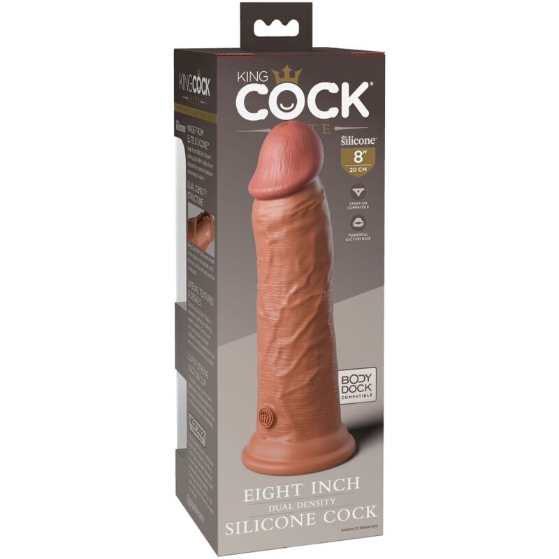 Vue d'ensemble — gode réaliste King Cock, dual density