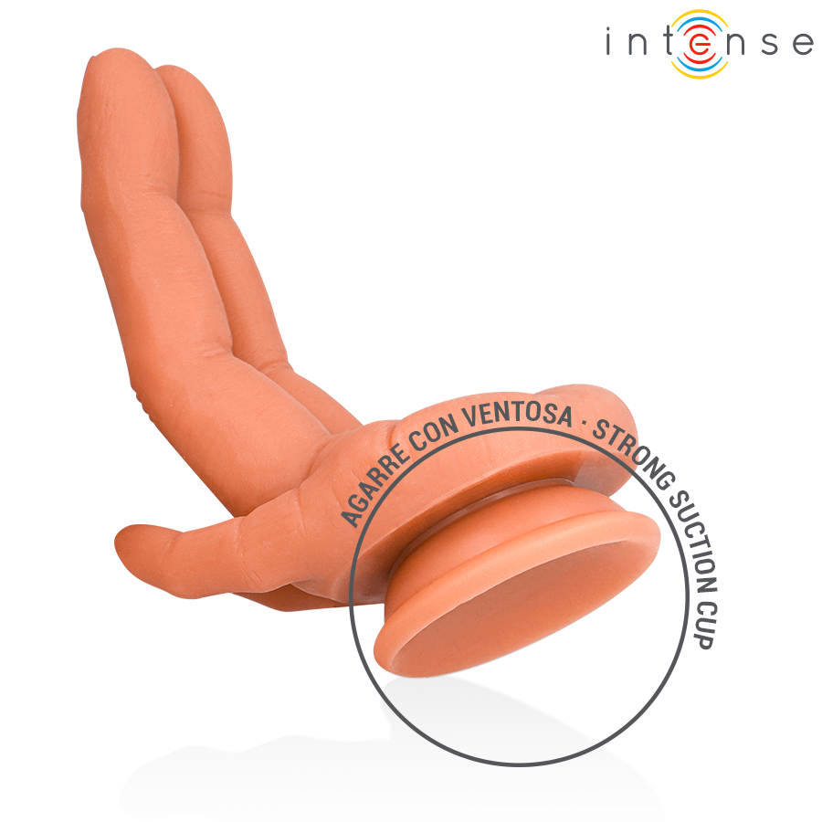 Gode Stimulateur Point G Leela Forme Main Flexible Ventouse 12,6 cm - Intense
