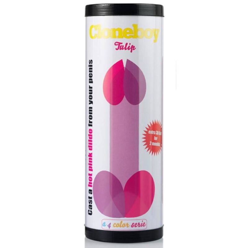 Gode Tulip Rose Intense Silicone Souple Texture Réaliste - Cloneboy