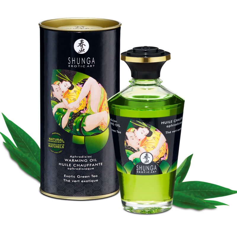 Huile de Massage Effet Chaleur Comestible 100 ml - Shunga