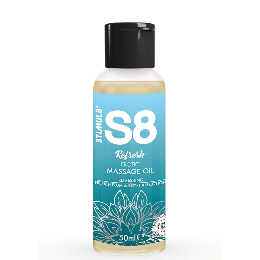 Huile de Massage Relaxante S8 Relax Thé Vert 125 ml - Stimul8