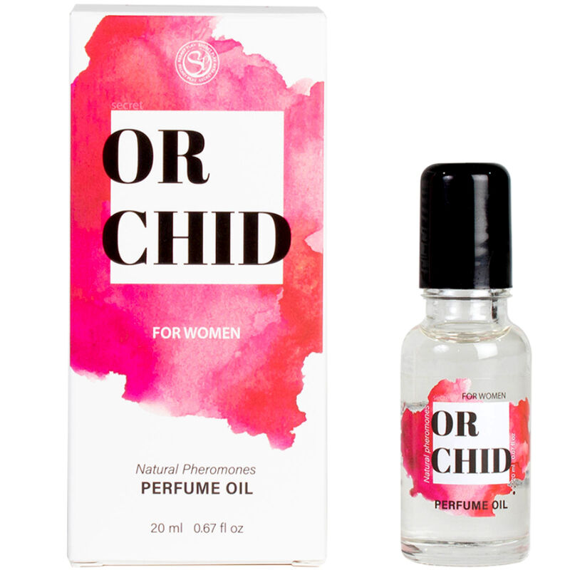 Huile de Parfum aux Phéromones Naturelles Orchidée Roll-On 20 ml - Secretplay