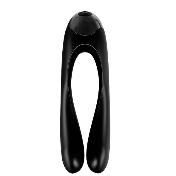 SATISFYER - VIBRATEUR  DOIGTS CANDY CANE NOIR