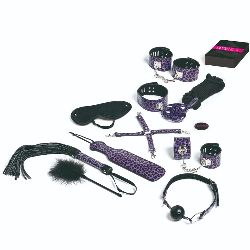 Kit BDSM Master and Slave 13 Accessoires Bondage et Cartes - ToyJoy