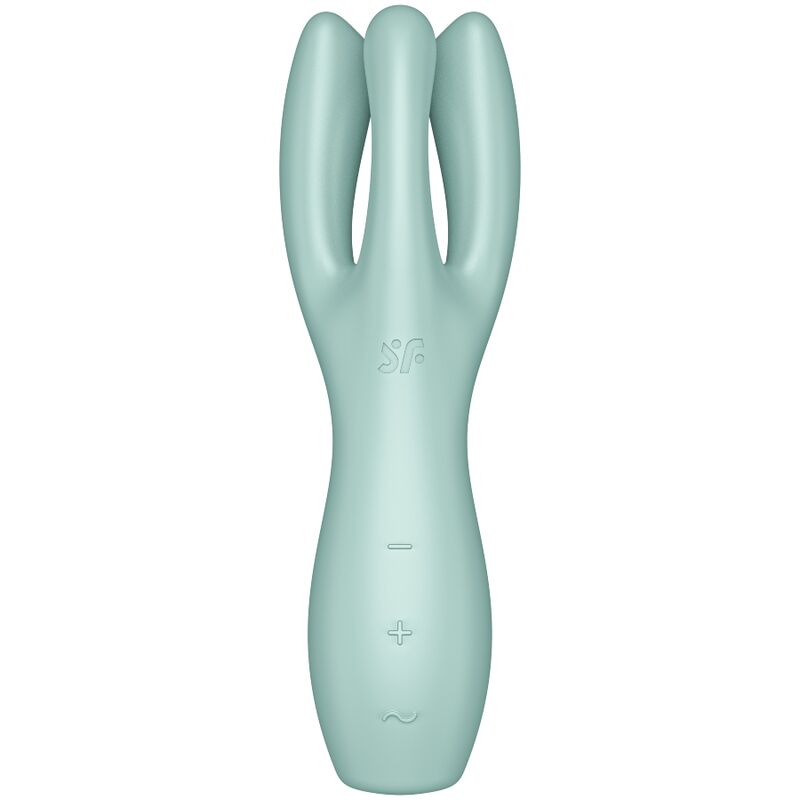 SATISFYER - VIBRATEUR THREESOME 3 MENTHE